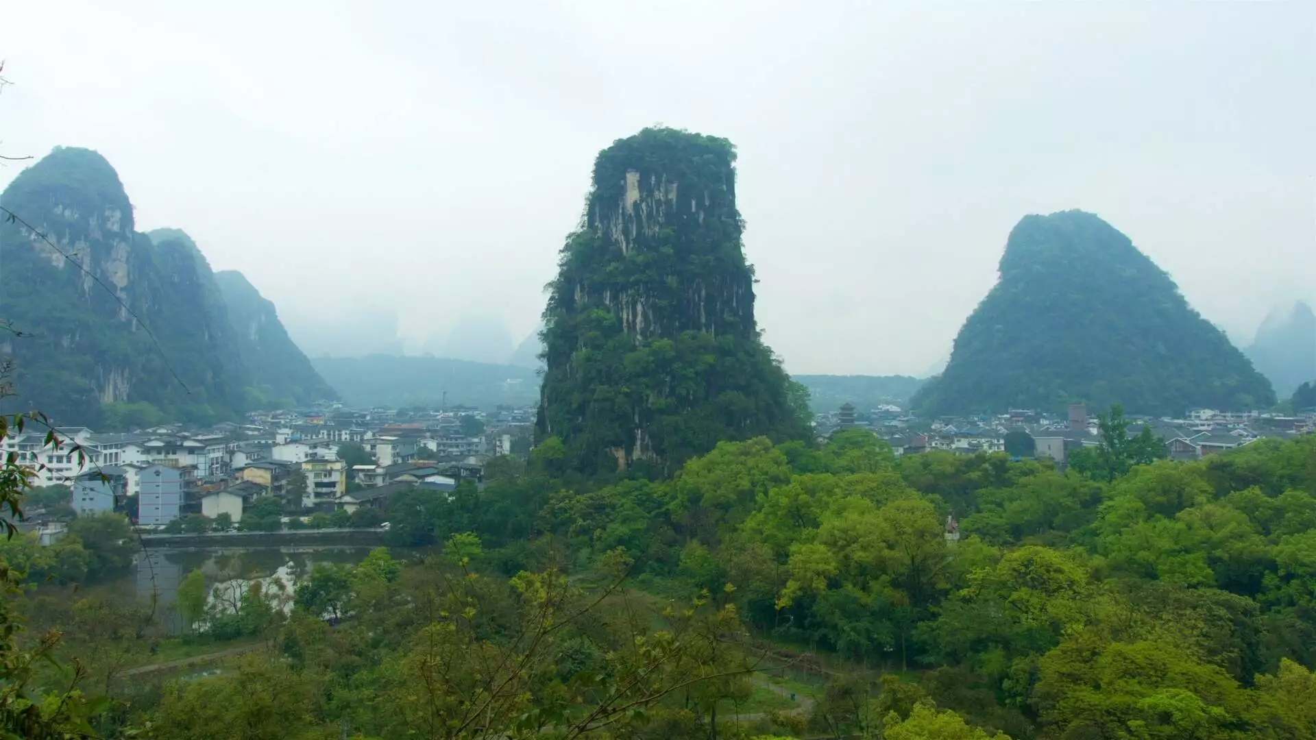 Yangshuo Park On Guilin In China