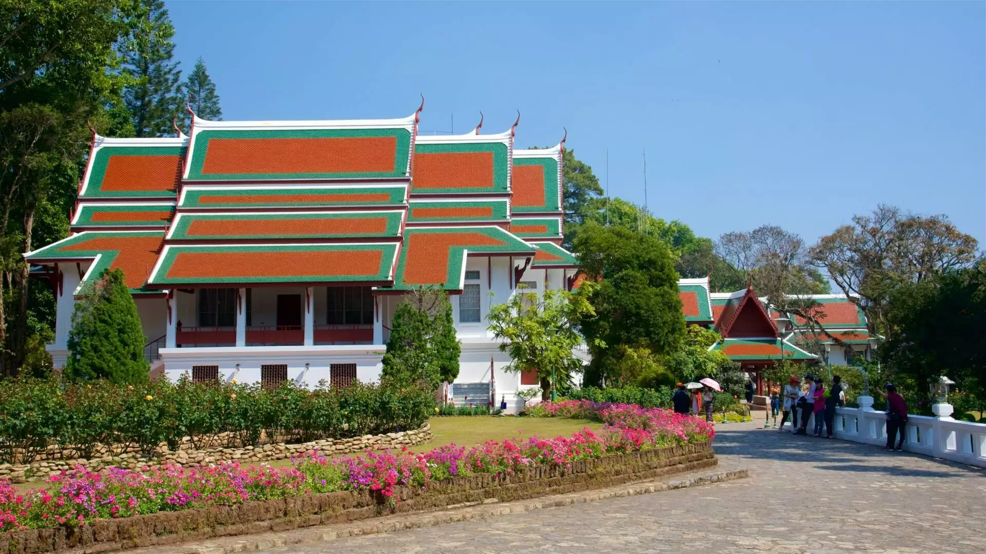 Bhuping Palace On Chiang Mai In Thailand