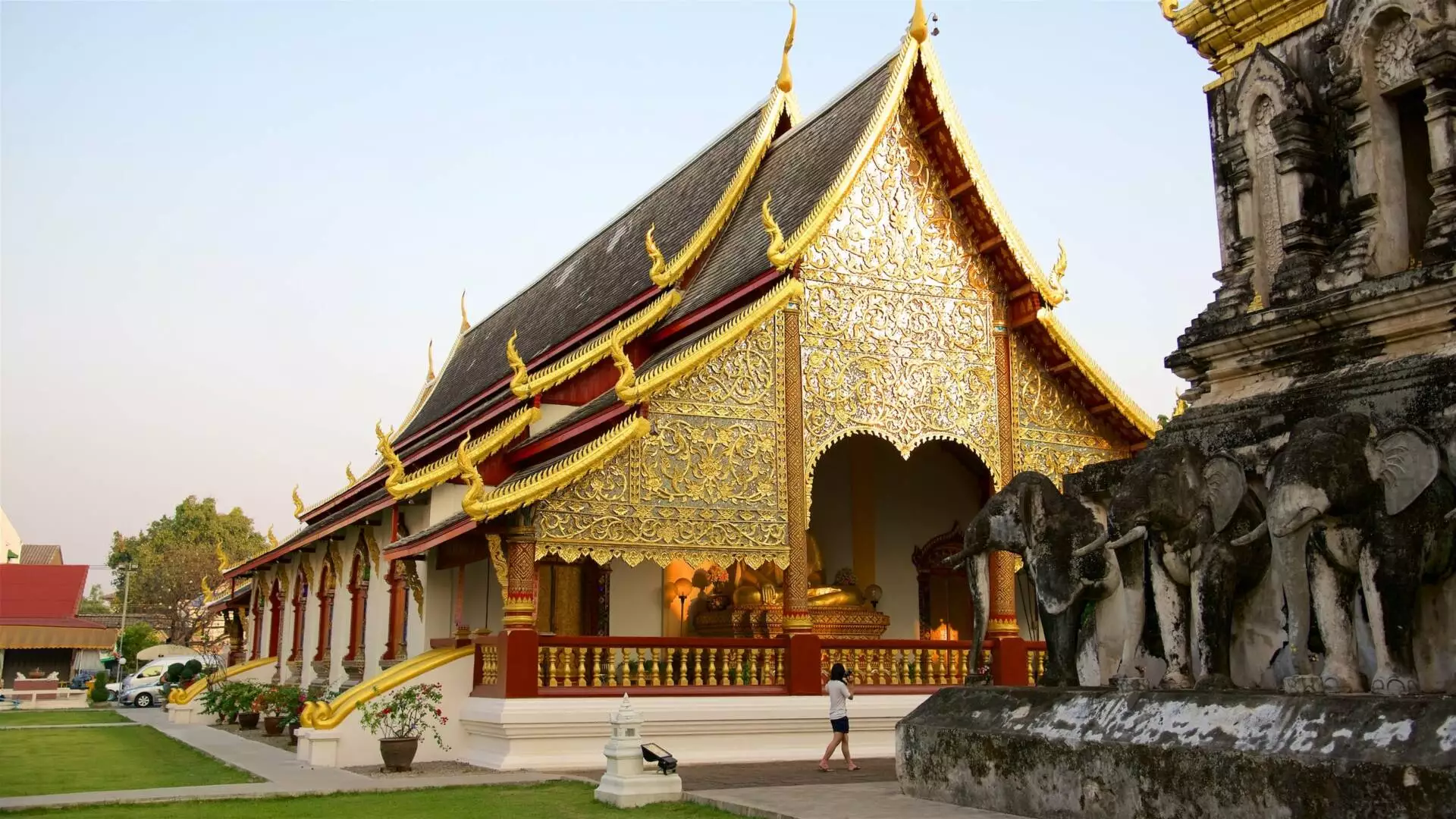Wat Chiang Man On Chiang Mai In Thailand