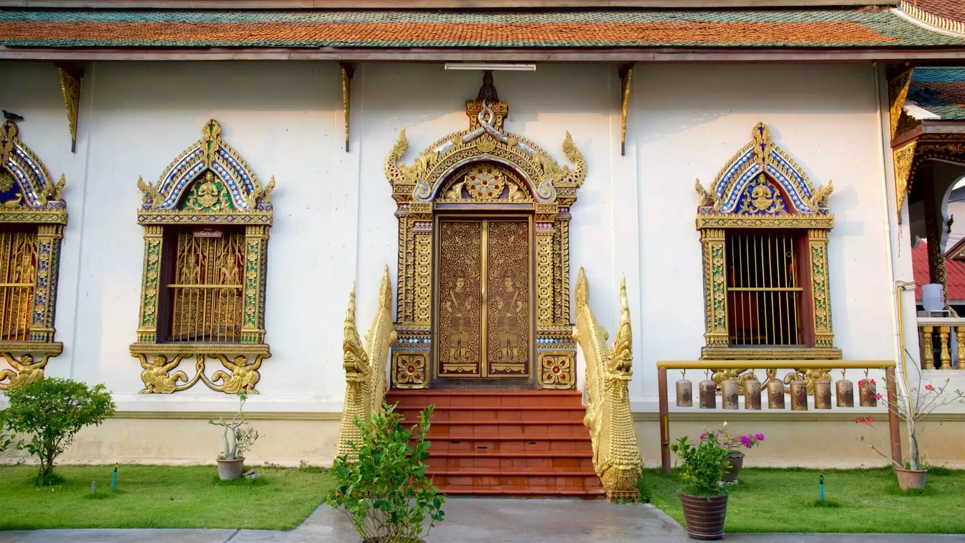 Wat Chiang Man On Chiang Mai In Thailand