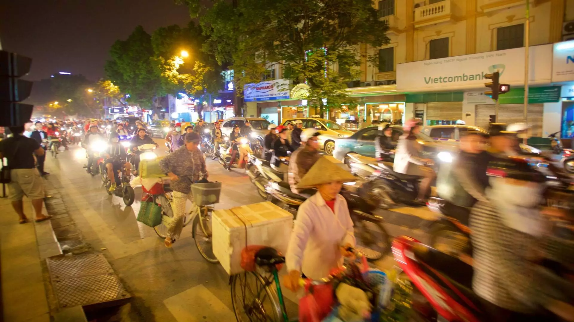 Hanoi Old Quarter On Hanoi In Vietnam