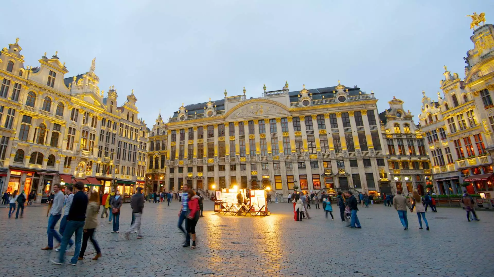 La Grande Place Grote Markt On Brussels In Belgium