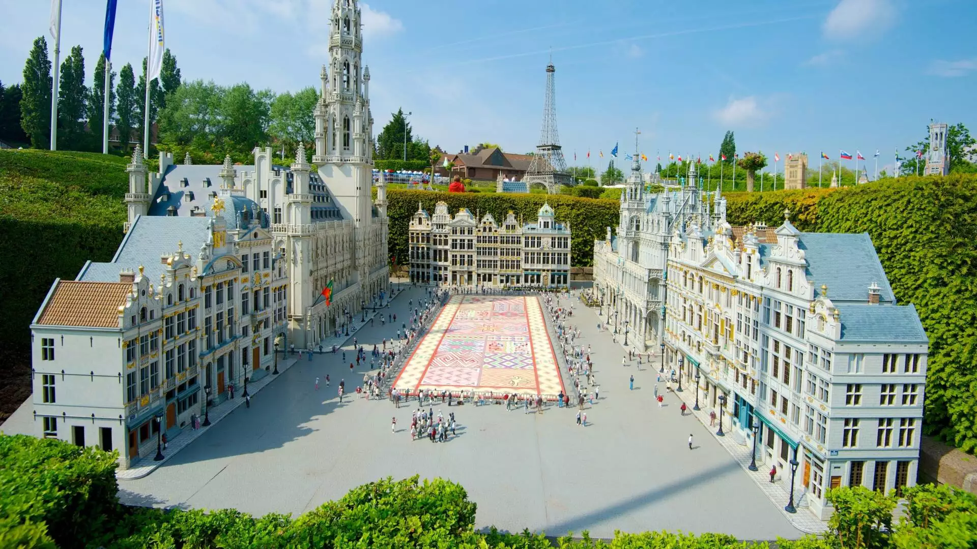 Mini Europe On Brussels In Belgium