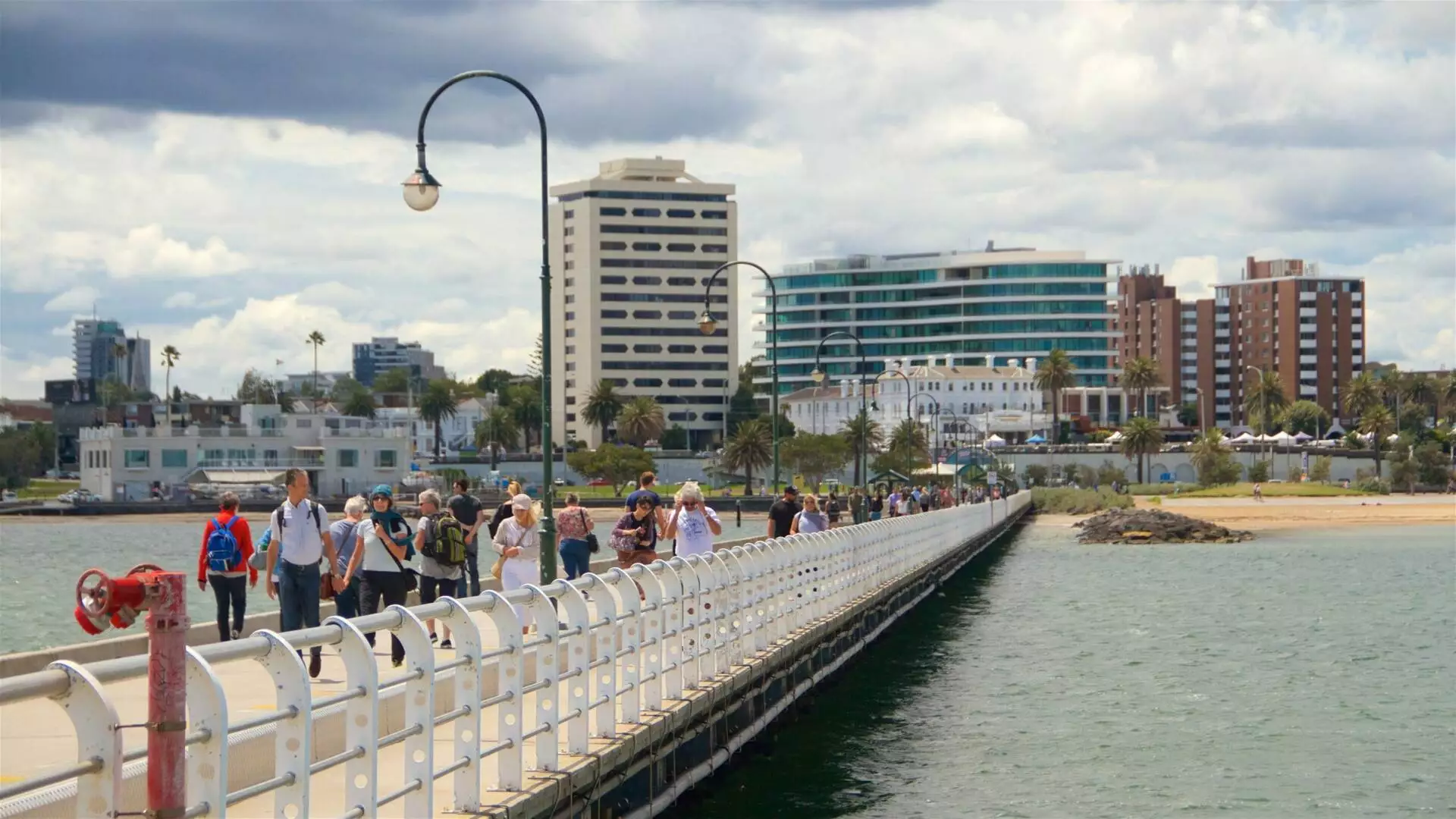 St Kilda Pier On Melbourne In Australia