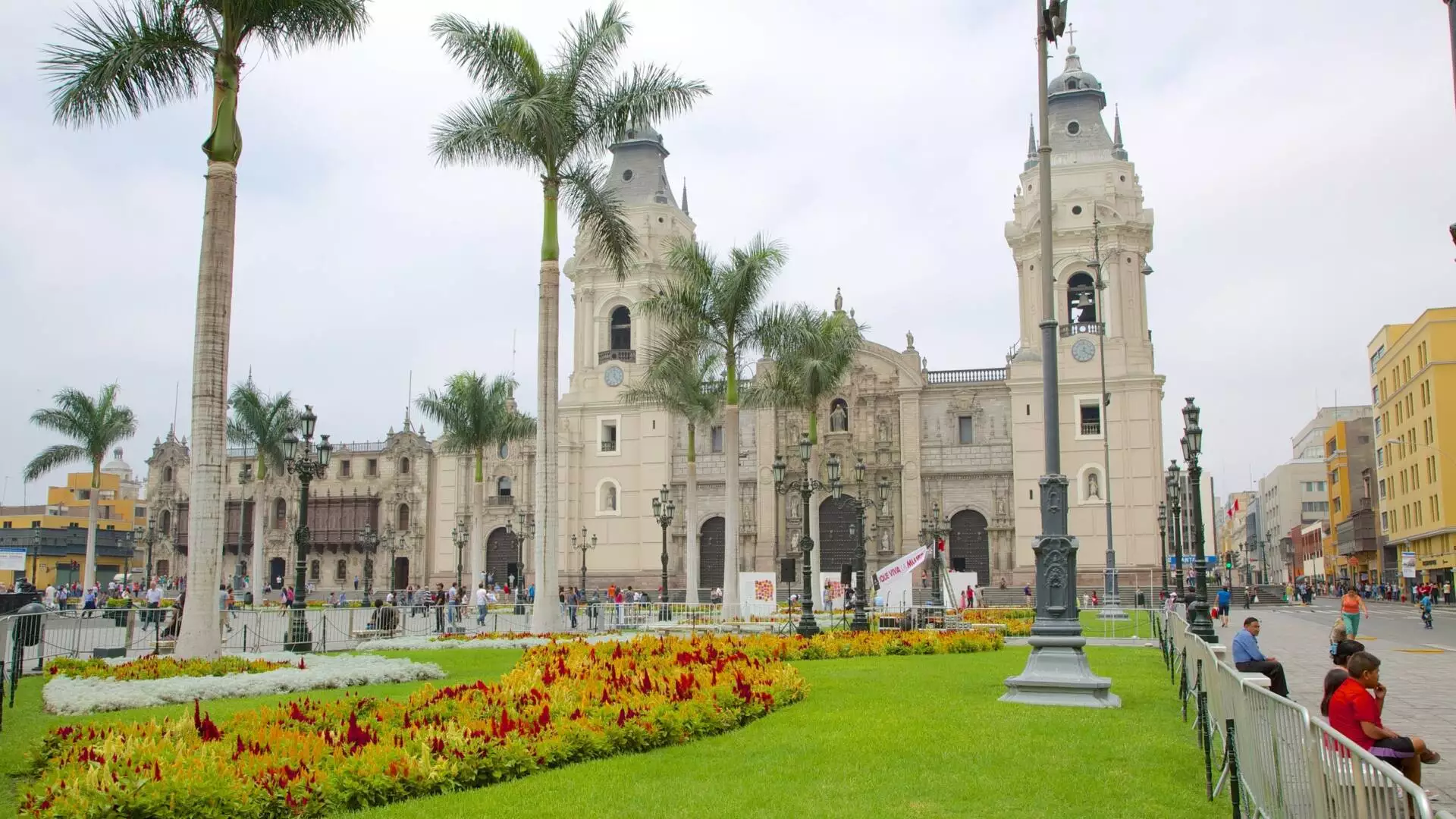 Plaza Mayor On Lima In Peru